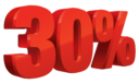 Надпись 30%
