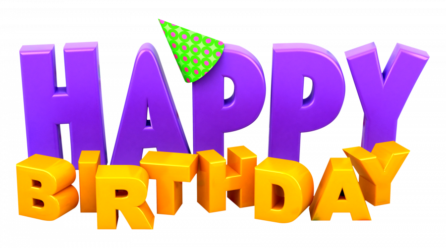 Надпись happy birthday - праздники, надпись, день рождения, happy birthday, 3d